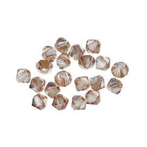 Бусины биконусы Preciosa 4mm – Crystal Celsian, уп.20 шт. (#00030-225)