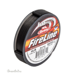 Smoke Grey Fireline 4lb 0.005, 50YD катушка