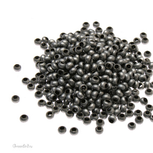 Металлический бисер 11/0, ant. zinc (#MT11-ZNCANT)