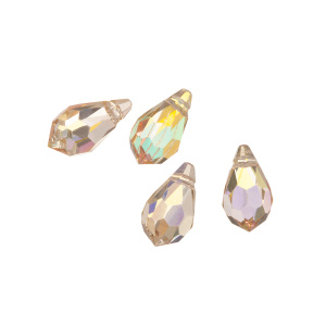 Crystalbird 6000 подвеска Капля 11 мм, Crystal Paradise Shine (#001PS), 4 шт.