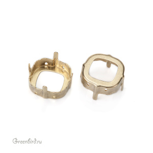 4461 Оправа для Classical Square 12 мм, латунь