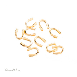 Протектор для тросика, золото, упаковка 10 шт. (#SVA-BASE-3001G) Протектор для тросика, золото, упаковка 10 шт. (#SVA-BASE-3001G)