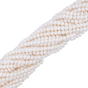 Жемчуг пресноводный "Кукуруза" 9х7 мм, кремовый, нить (#CN-PR010)