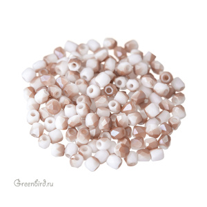 Fire Polish True 2 мм, Chalk White Celsian (#03000/22571)