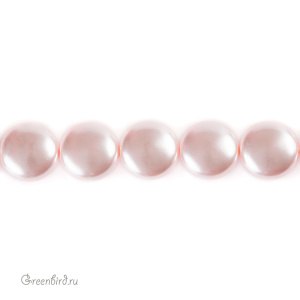 Жемчуг плоский 16x9 мм #5860 – Rosaline (#294)