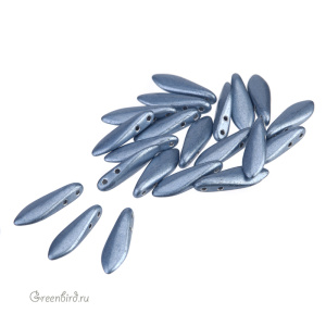 Dagger 2 отверстия 5x16mm, Saturated Metallic Neutral Gray, 1 шт. (#04B06) Dagger 2 отверстия 5x16mm, Saturated Metallic Neutral Gray, 1 шт. (#04B06)