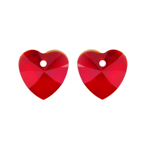 Crystalbird 6228C подвеска Heart 10 мм – Light Siam (#227), 1 шт. (#CBPN-0048)