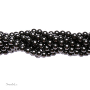 Swarovski 5810 Жемчуг 4 мм, черный (#298), уп. 50 шт.