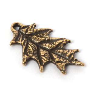 "Зима", подвеска, ант. латунь, 1 шт. (#Л1235)