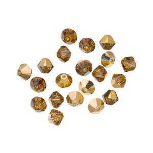 Swarovski Кристалл 5328 Bicone 4mm – Aurum 2er (#001AUR2er)