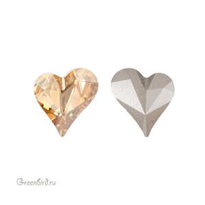 4809 Asymmetrical Heart Fancy Stone 13x12 мм – Golden Shadow (#001GSHA) 4809 Asymmetrical Heart Fancy Stone 13x12 мм – Golden Shadow (#001GSHA)