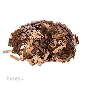 Пайетки Motivo M95 2 отверстия – Marrone (#8189)