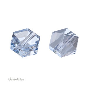 Swarovski 5060 Бусина Шип-Гексагон 5,5 мм, голубая дымка (#001BLSH), 1 шт.