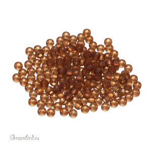 Matubo 8/0, Ice Lined/Dark Topaz Bronze, 5 гр (#IL10230)