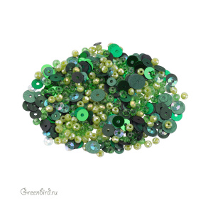 Микс ронделей и пайеток, 4,5 гр (#MIX08)