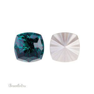 4460 Magical Square Fancy Stone 10 мм – Emerald (#205)