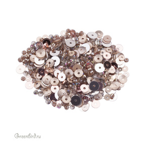 Микс ронделей и пайеток, 4,5 гр (#MIX03)