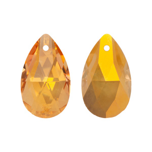 Crystalbird 6106 подвеска Капля 22 мм, Crystal Sunshine (#001SH), 1 шт.