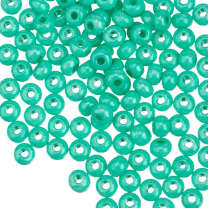 Бисер чешский PRECIOSA Czech круглый 6/0, непрозрачный, Green Terra Dyed (#16358), 10 г