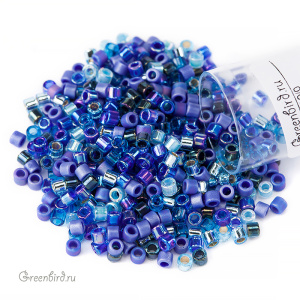 Бисер MIYUKI Delica 10/0 (#MIX02), 4,5 г