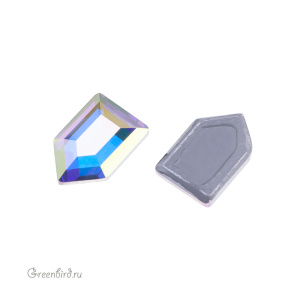 Swarovski 2774 Термостразы Пентагон 8,3x5,6 мм, прозрачный радужный (#001AB), 1 шт.