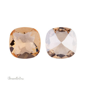 Swarovski 4470 Кушон 10 мм, светлый колорадский топаз сияющий (#246IGNIT), 1 шт.