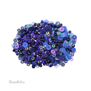 Микс ронделей и пайеток, 4,5 гр (#MIX07)