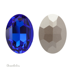 Swarovski 4127 Овал 30х22 мм, величественный синий (#296), 1 шт.