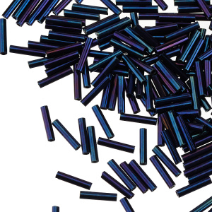 Бисер TOHO Bugle стеклярус 9 мм – Металлизированный (#82), 10 г