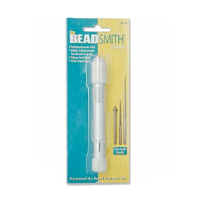 Держатель и 3 насадки для расширения отверстий бусин #BR600