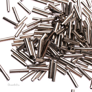 TOHO стеклярус 9 мм – Никель (#711)