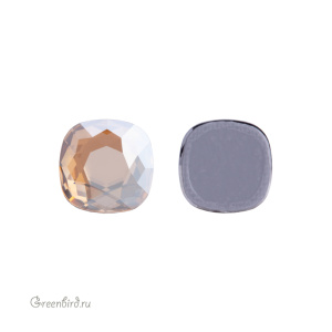 Swarovski 2471 Термостразы Кушон 10 мм, золотистая дымка (#001GSHA), 1 шт.