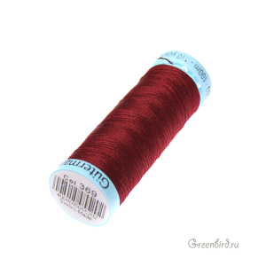 Шелковая нить Gutermann S303, 100м, черешня (#369)