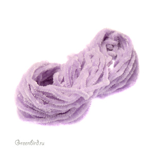 Шелковая синель AVAS, светло-фиолетовая 1 метр (#3333)