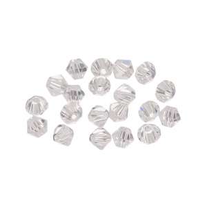 Crystalbird Бусины 5328C биконусы 4 мм – Crystal (#001), уп. 20 шт. (#CBBC-0016)