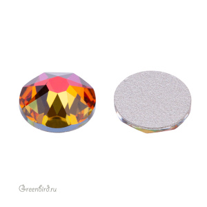 Swarovski 2088 Клеевые стразы круглые SS34, вулкан (#001VOL), 1 шт.