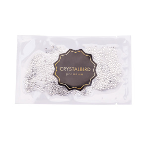 Crystalbird Клеевые стразы круглые SS6, прозрачный (#101), уп. 1440 шт.