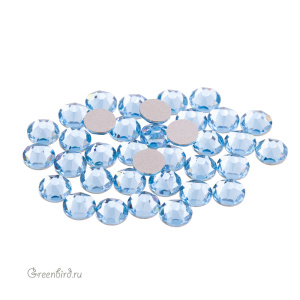 2088 Кристалл холодной фиксации Rose Flatback SS20 – Aquamarine (#202), уп. 36шт.