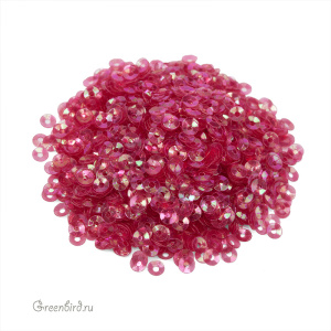 Пайетки 3мм чаша Fucsia (#132)