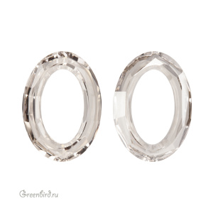 Swarovski 4137 Космик Овал 15х11 мм, серебристая дымка (#001SSHA), 1 шт.