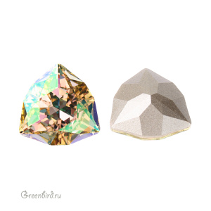 Swarovski 4706 Триллиант 17 мм, люминесцентный зеленый (#001LUMG), 1 шт.