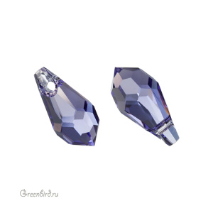 Swarovski 6000 подвеска Капля 11x5,5 мм, танзанит (#539), 1 шт.