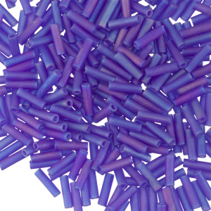 MIYUKI Bugle 6mm – Matte Cobalt AB (#151FR) MIYUKI Bugle 6mm – Matte Cobalt AB (#151FR)