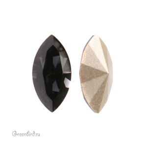 Swarovski 4228 Наветт 10х5 мм, графит (#253), 1 шт.