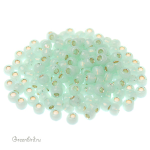 Бисер TOHO Round 6/0 внутреннее серебрение, молочный (#2118), 10 г