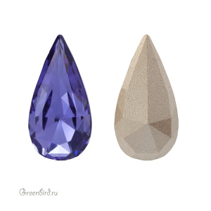 4322 Teardrop 22x11 мм – Tanzanite (#539)