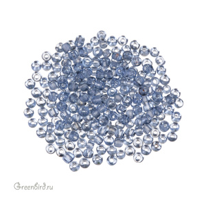 Винтажный бисер круглый 8/0, Tr. Blue Grey 3 (#29)