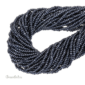 Preciosa Charlotte Cut 11/0, Gunmetal (#49102)