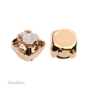 Swarovski 1088 Шатон в оправе SS29, золото, золотистая дымка (#001GSHA), 1 шт.
