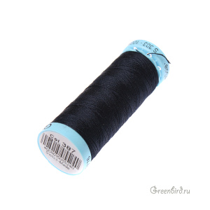 Шелковая нить Gutermann S303, 100м, ночное небо (#387)
